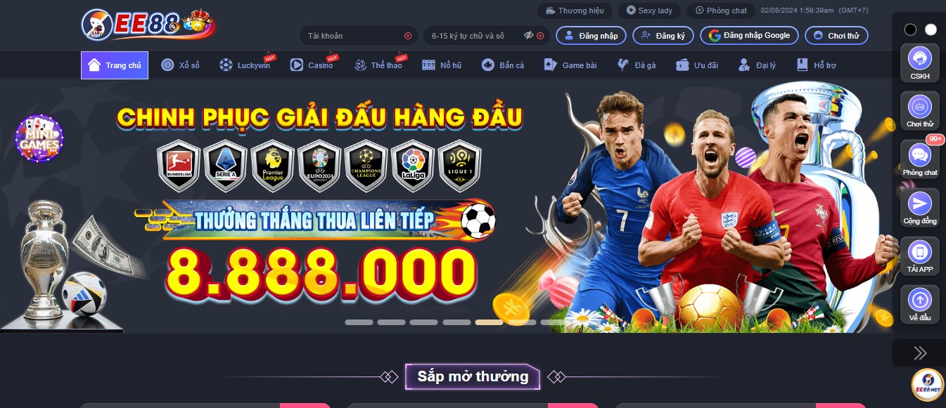 Giới thiệu ee88 qua những thông tin rất chi tiết